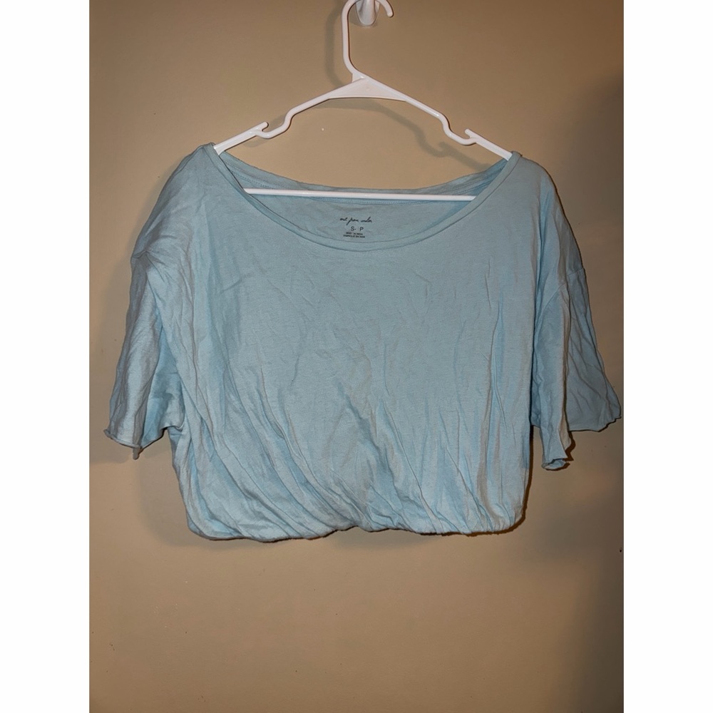 Urban Outfitters Light Blue Crop Top